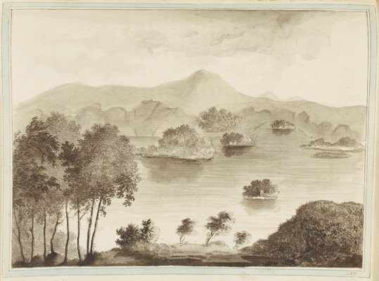 View of Lough Erne near Belleisle, with scattered islands