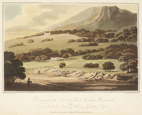 Powerscourt the Seat of Lord Viscount Powerscourt and Tinnahinch the Seat of Henry Grattan Esq. 