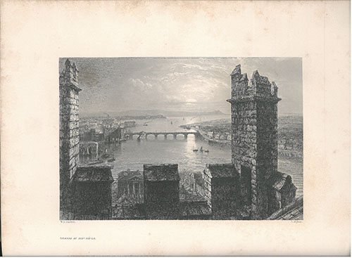 Le Shannon vu de la tour de la cathédrale de Limerick