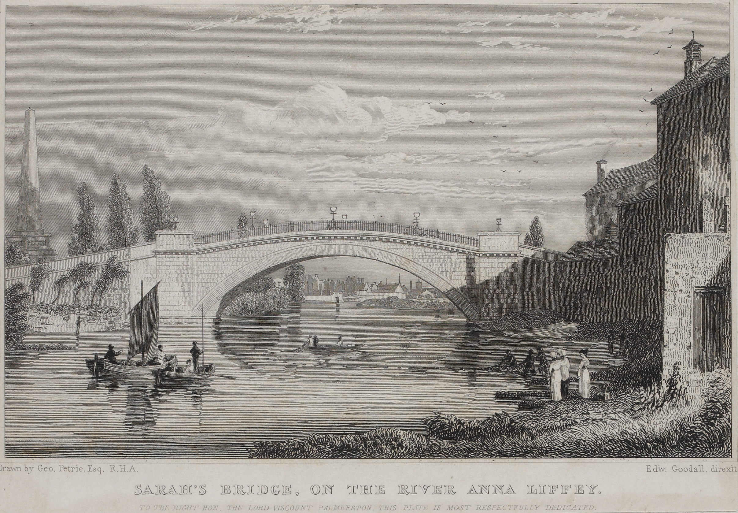 Sarah’s Bridge, on the River Anna Liffey 