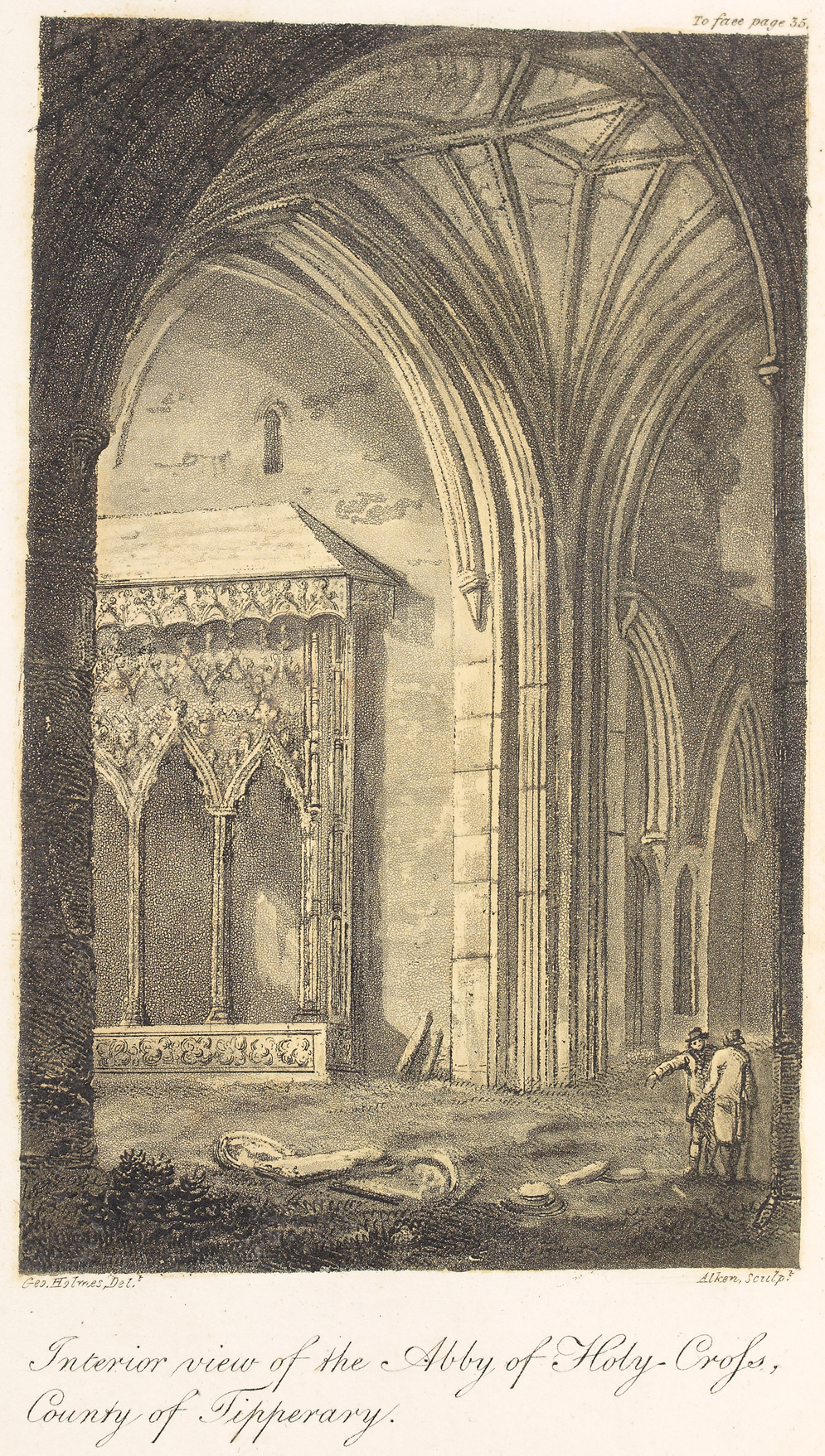 Interior View of the Abby of Holy Cross, County of Tipperary