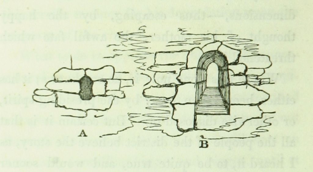 Gallarus Oratory, detail of window