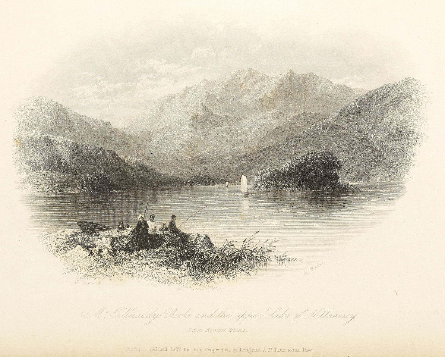 Mc Gillicuddy’s Reeks and the Upper Lake of Killarney