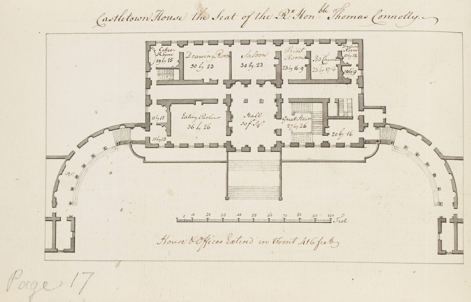 Castletown House the Seat of the Right Honourable Thomas Connolly