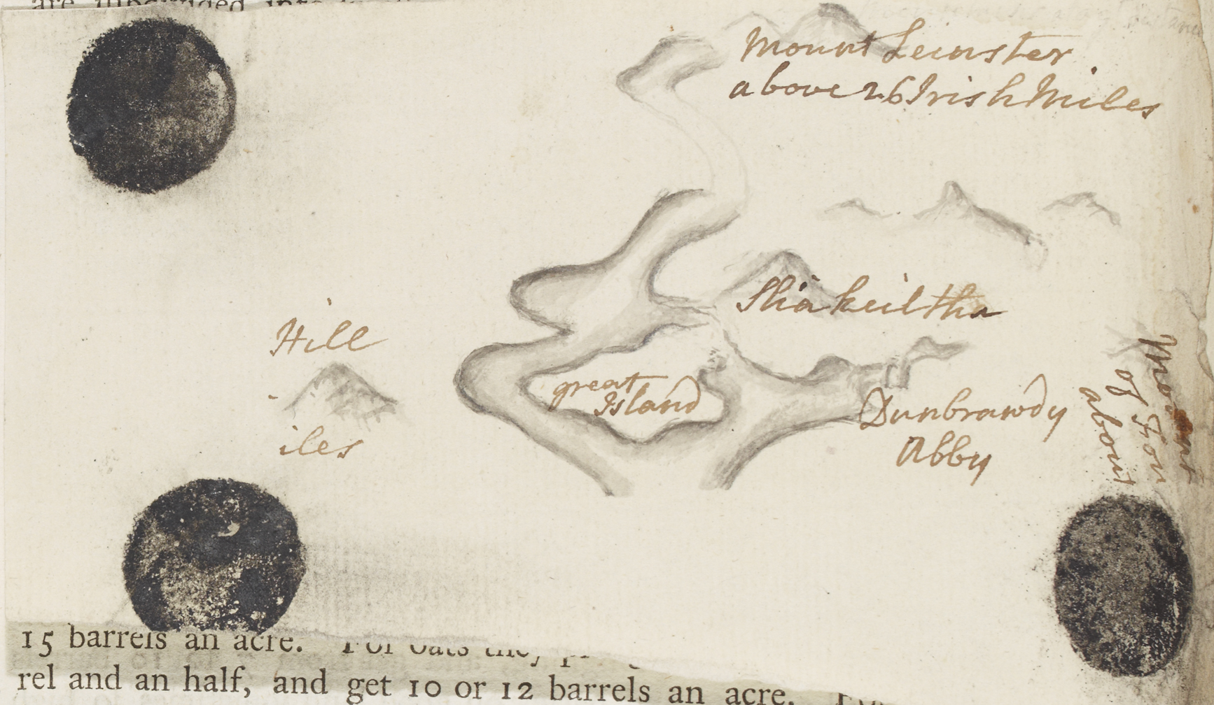 Sketch map of Co. Wexford