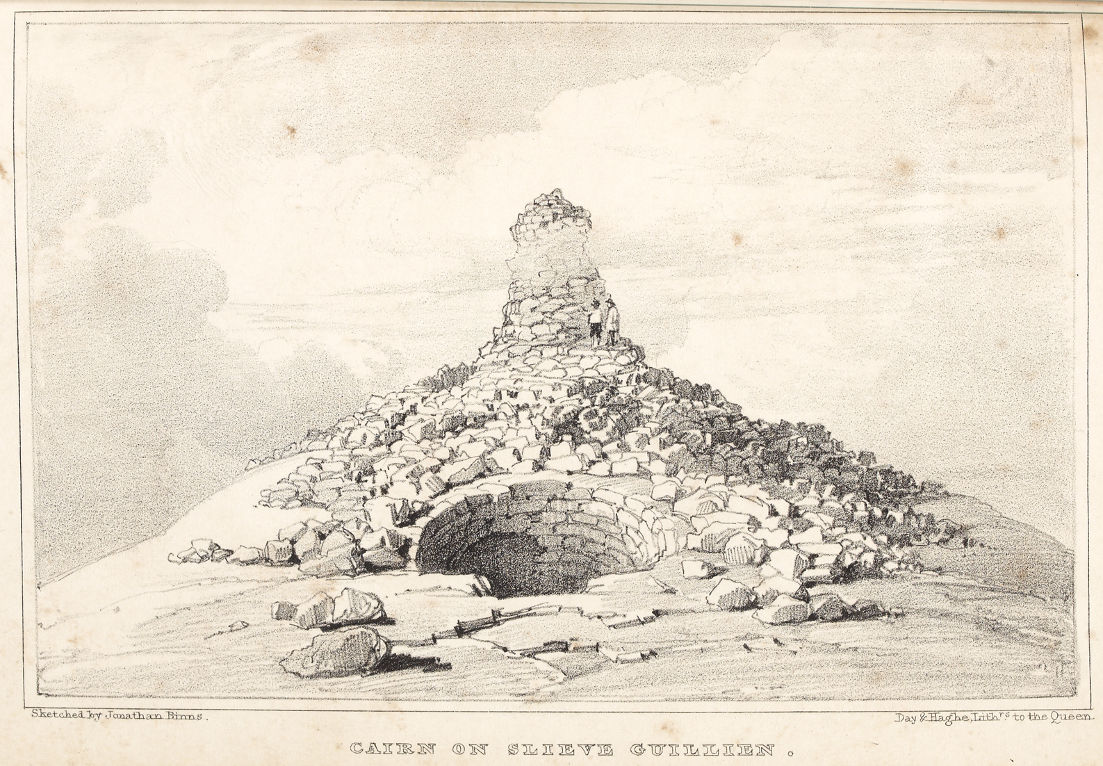 Cairn on Slieve Guillien