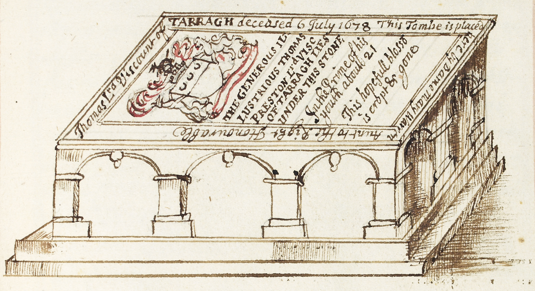 Tomb of Viscount Tarragh in St James Church, Dublin