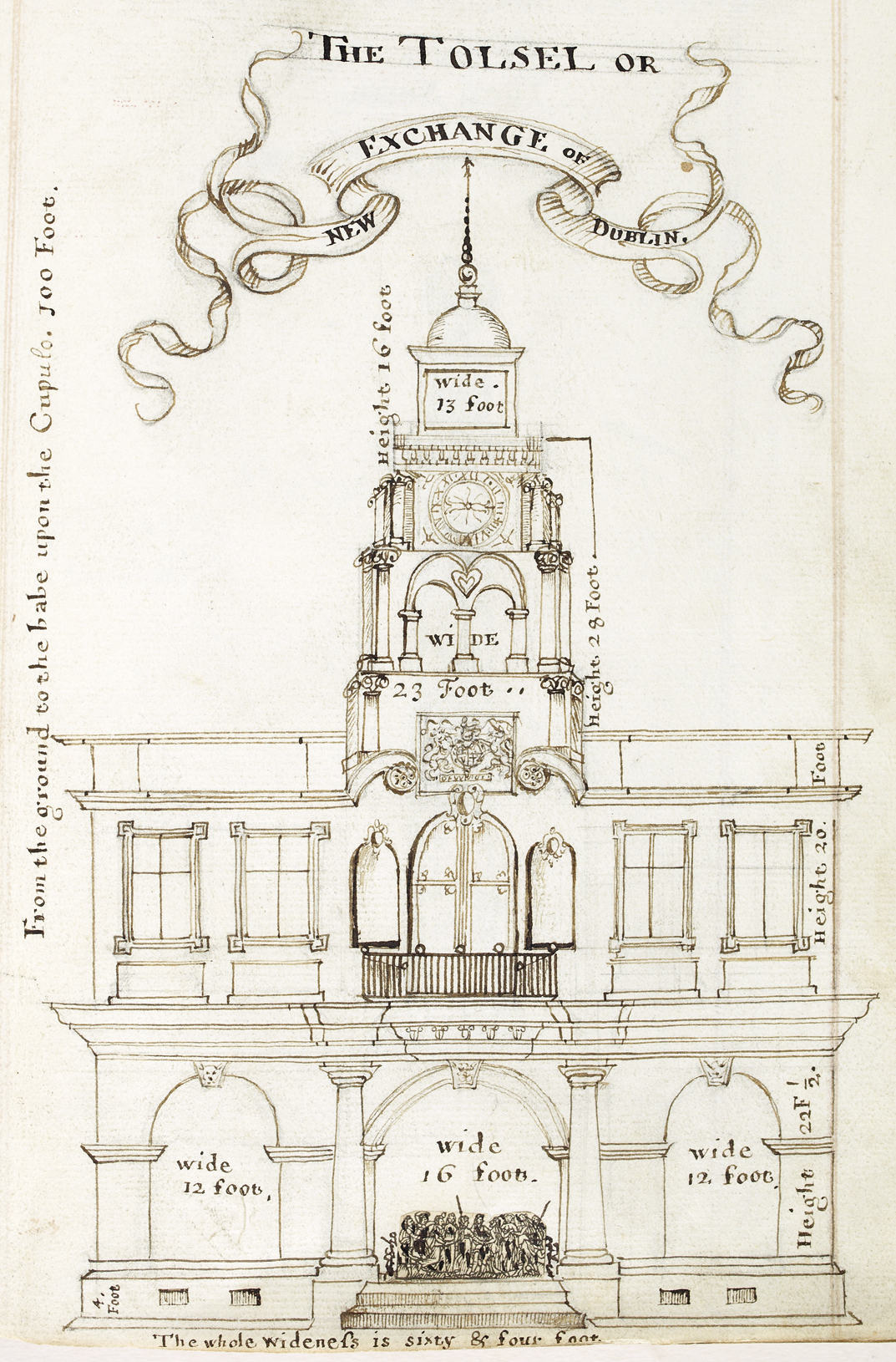 The Tolsel or New Exchange of Dublin.