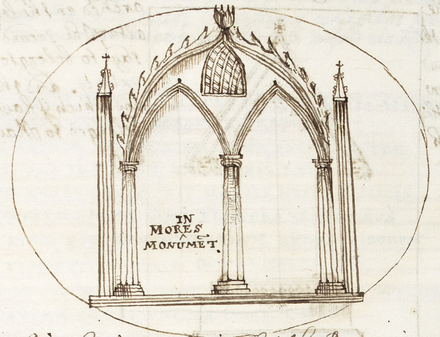 Monument in Miltown Abbey