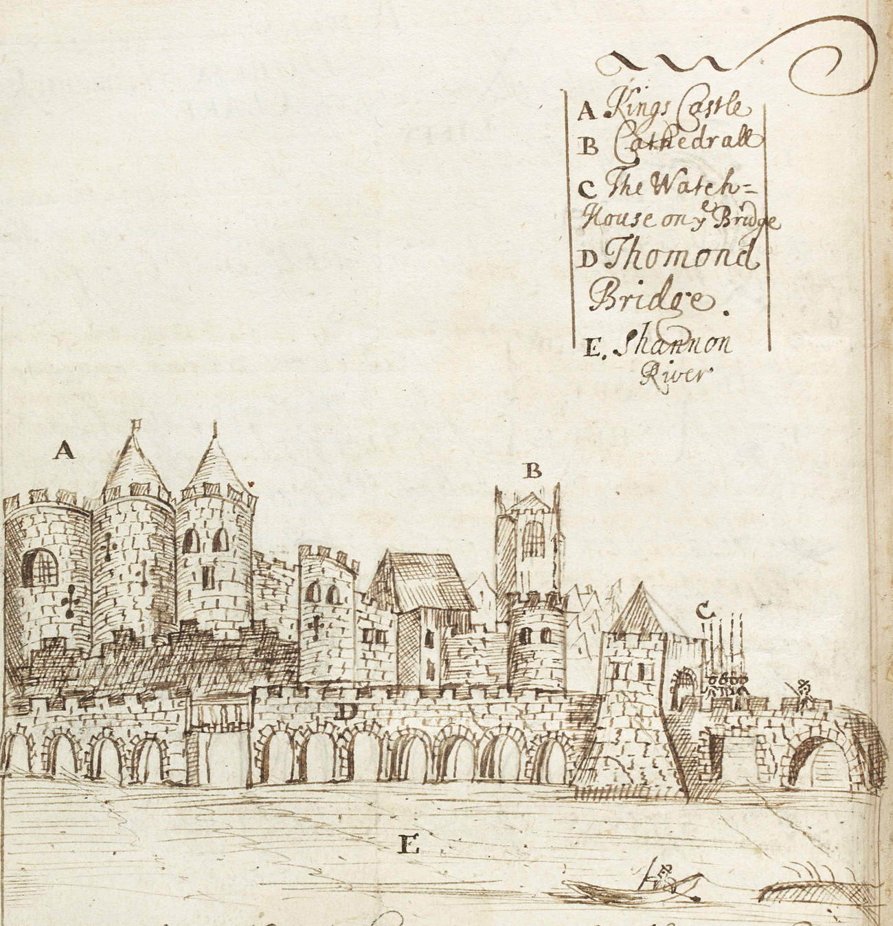 Thomond Bridge and King John's Castle, Limerick 