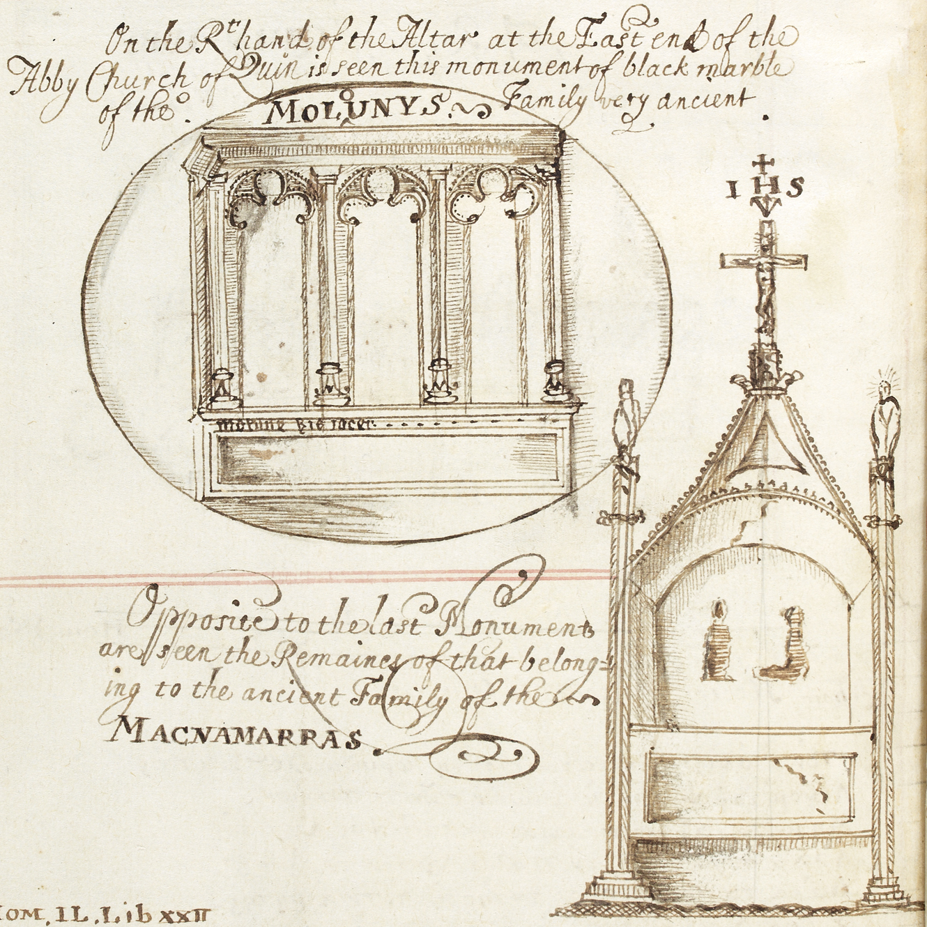 Sepulchral monuments in Quin Abbey