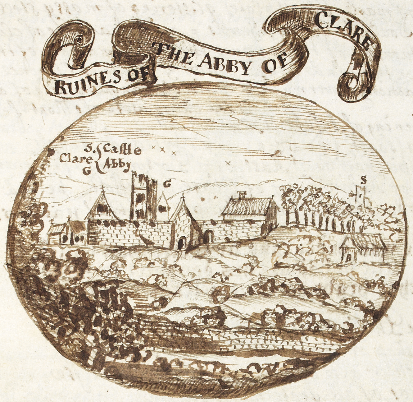 Ruines of the Abby of Clare