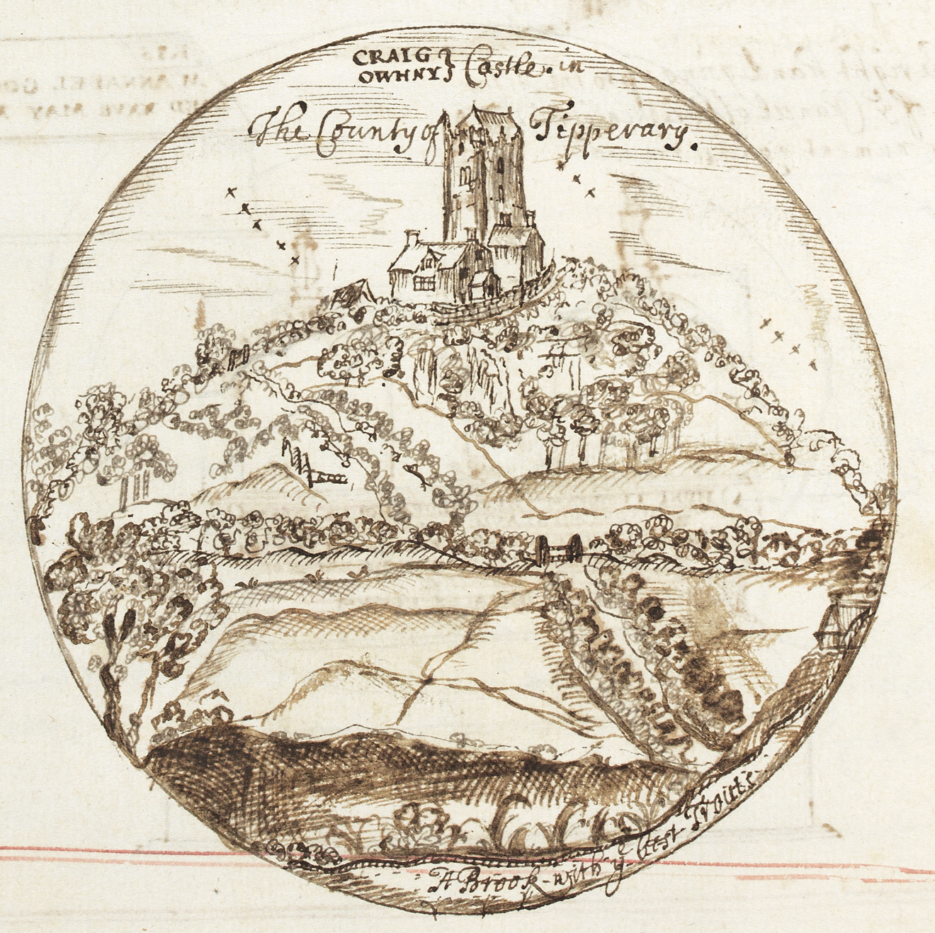 Craig Owhny Castle in the County of Tipperary