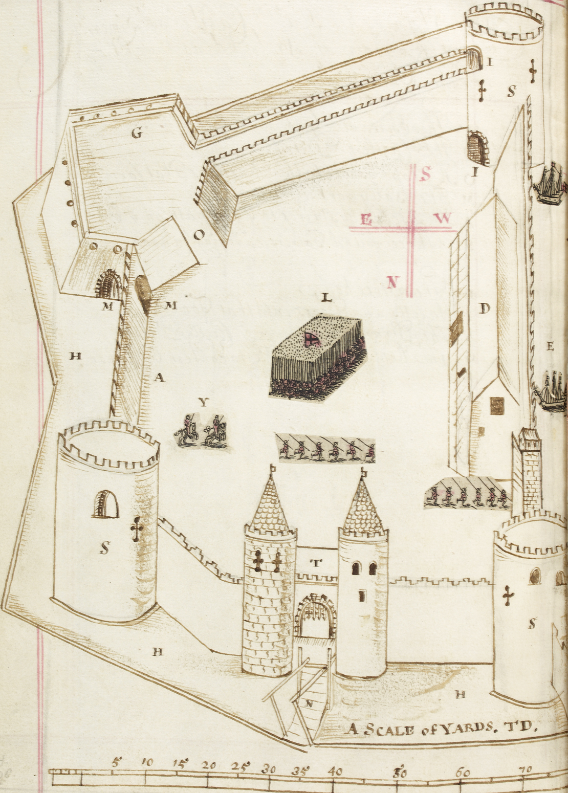 The Plan of his Majesties Castle of Limerick