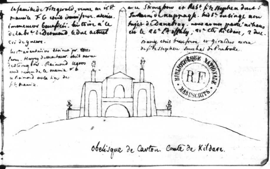 Obélisque de Carton. Comté de Kildare.