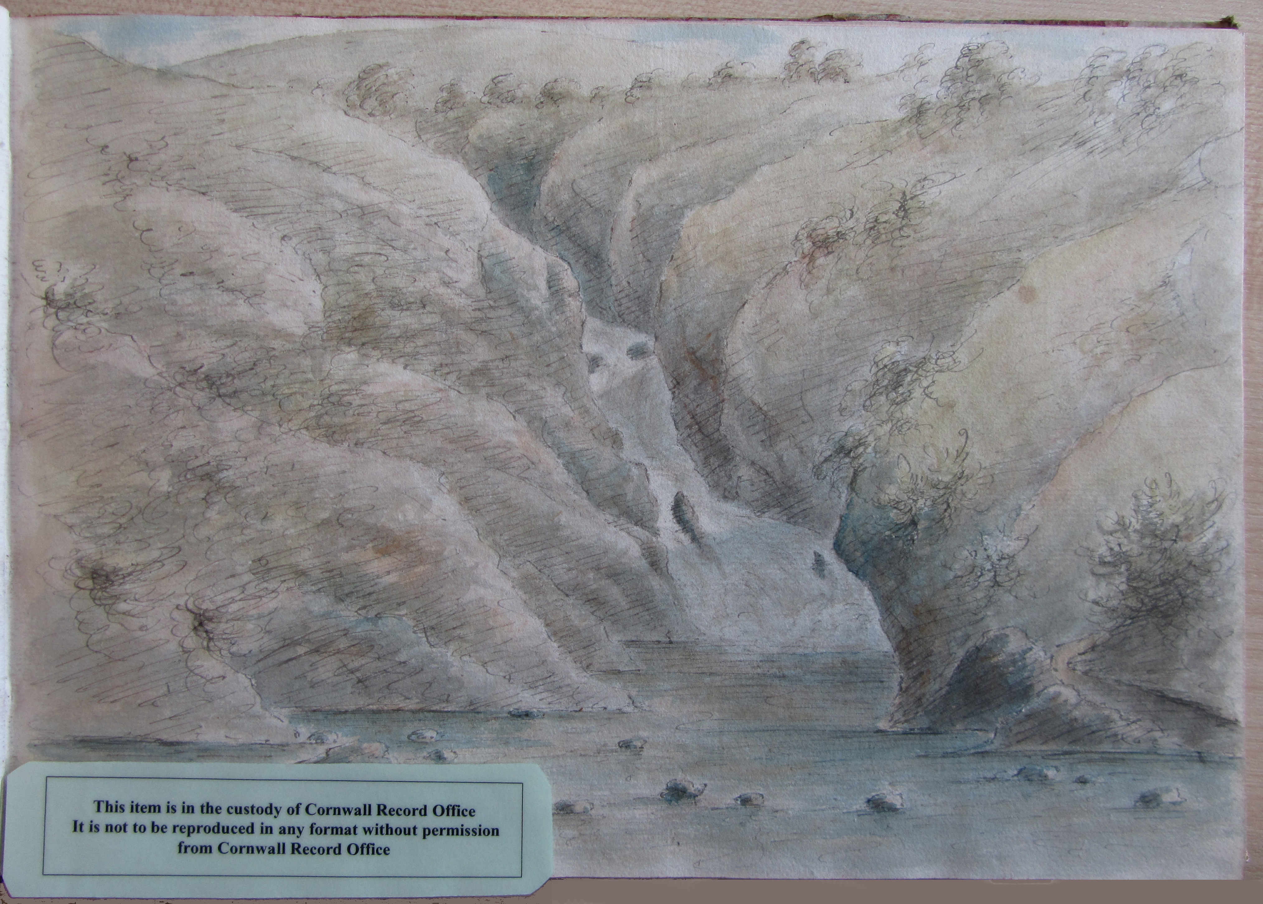 Liffey waterfall at Poulaphouca