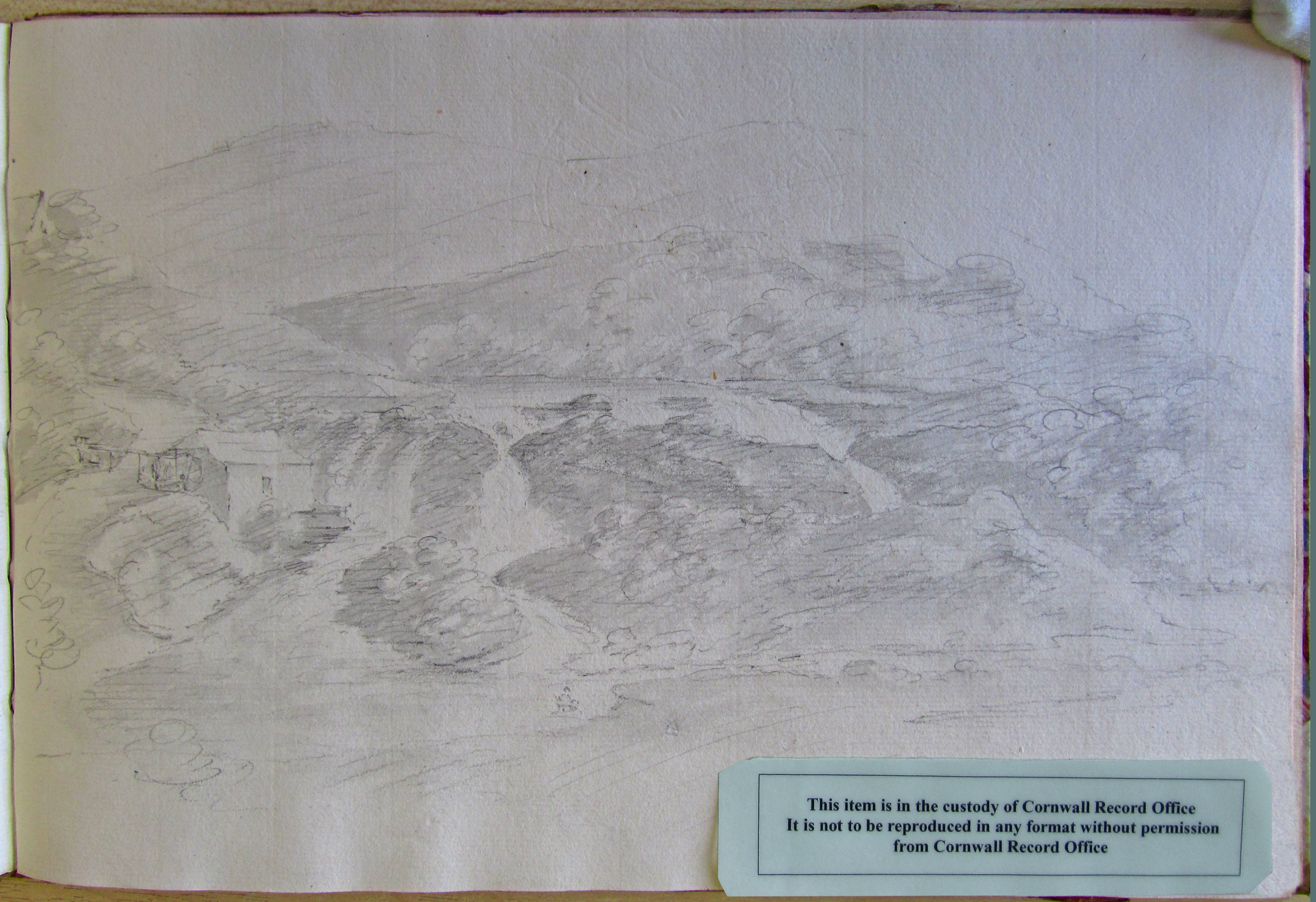 Cataract of a river near Bantry