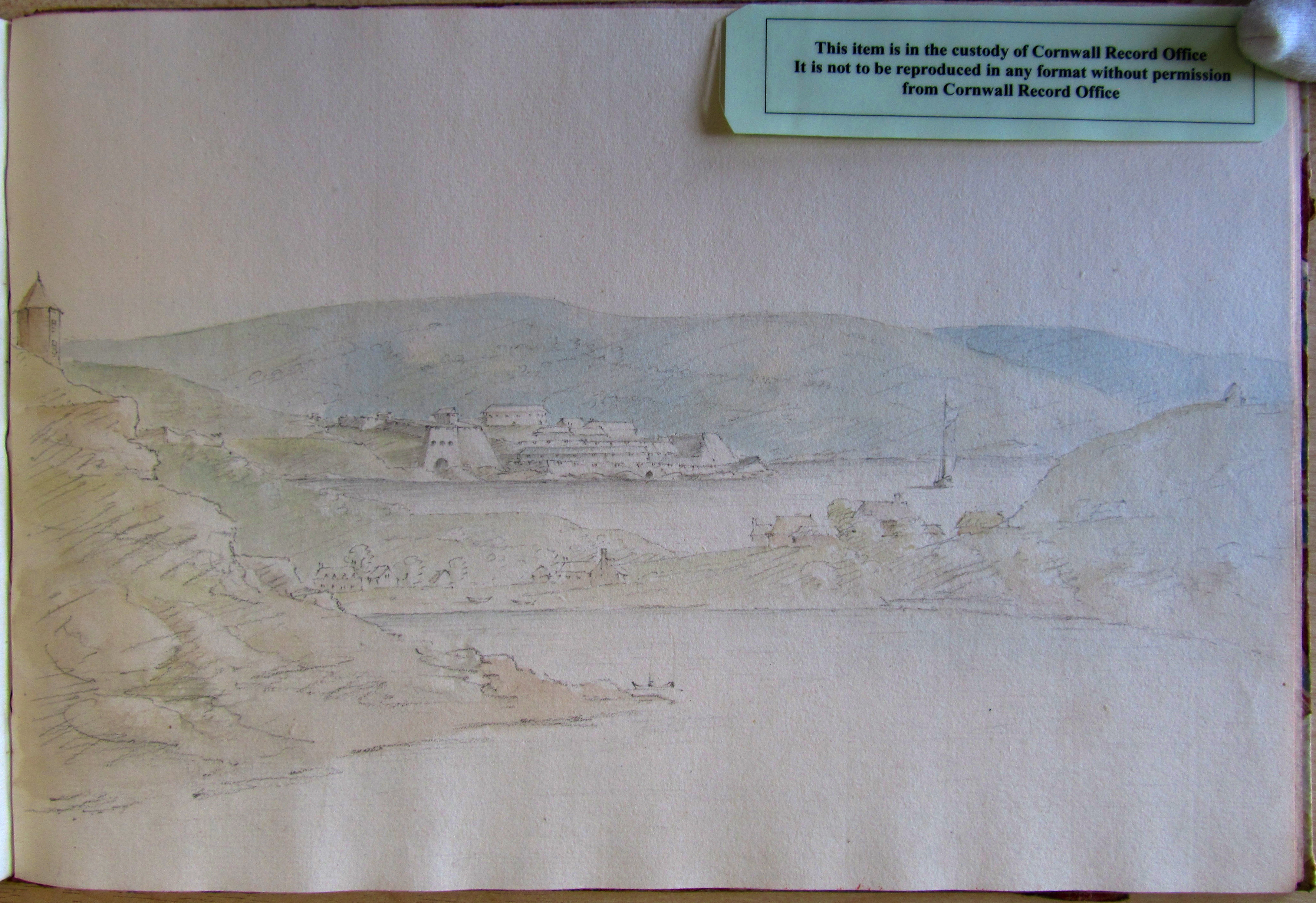 The Fort at Kinsale from General Folliot’s summer house