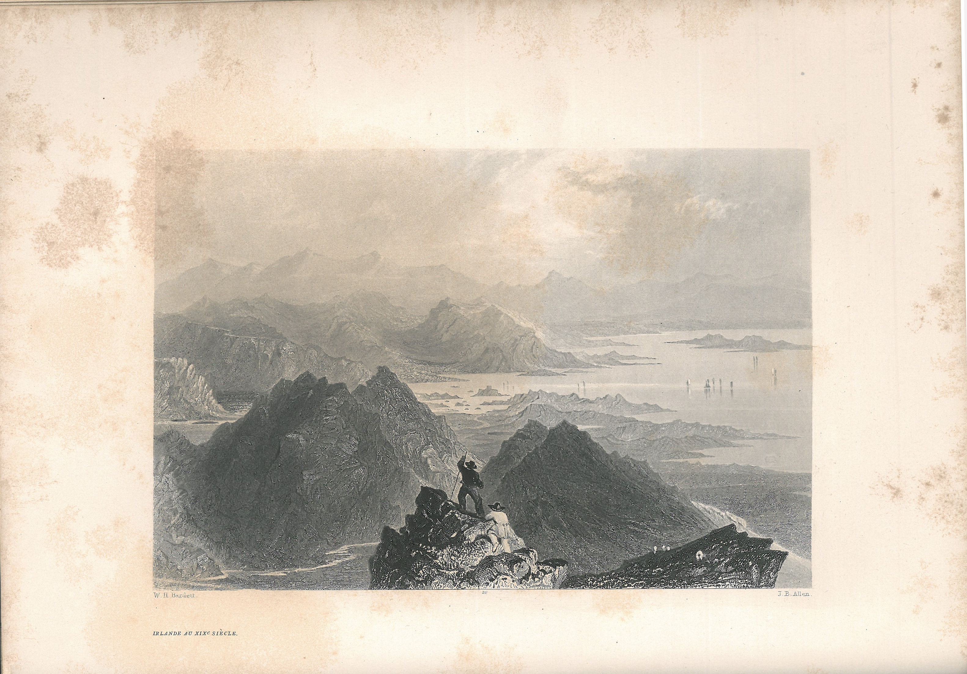 Paysage, vue de la montagne du Pain de sucre, Bantry Bay